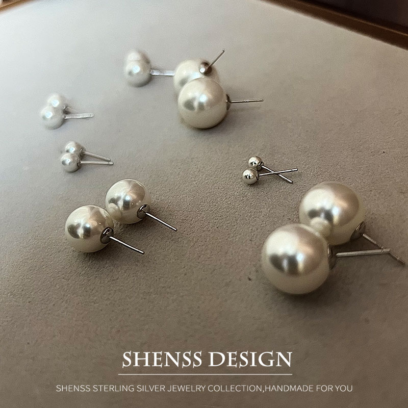 Pearl Stud Earrings - Imitatieparel Stud bruiloft oorbellen 4 mm-16