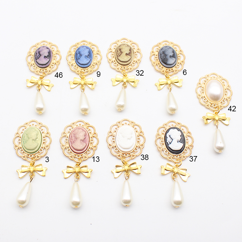 Pearl Stud Earrings - Mode Nieuw 10 Stuks/Set 25*58mm Kunstparel