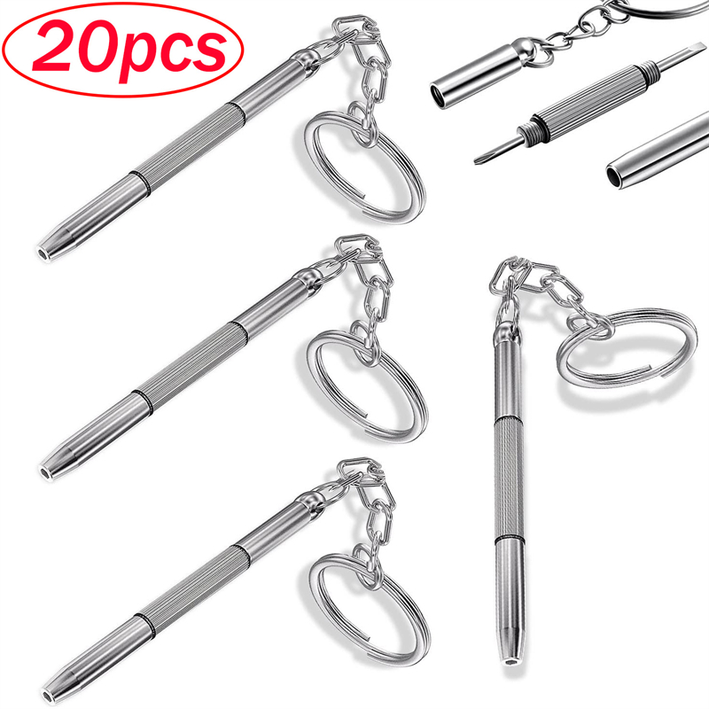 Watch Repair Tool Kit - Mini Handbril Schroevendraaiers 3-in-1 Bril Reparatiesets