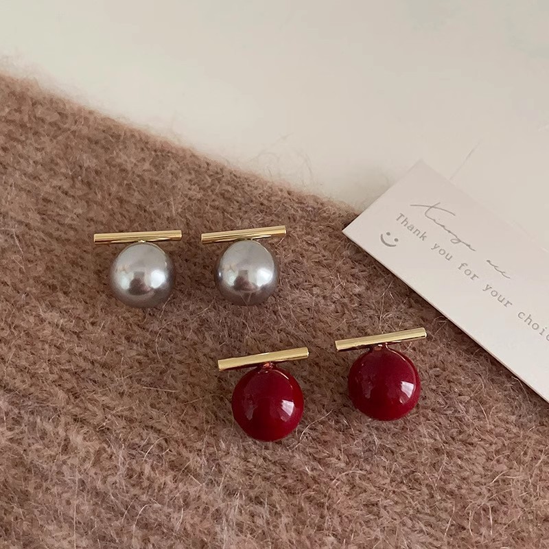 Pearl Stud Earrings - 925 Zilveren Naald Koreaanse Mode Parel