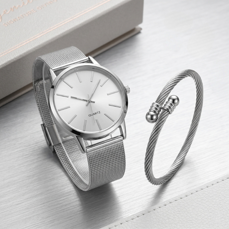 Best Jewelry Watches Women - Nieuwe stijlvolle dameshorlogeset, eenvoudige luxe dameshorloge