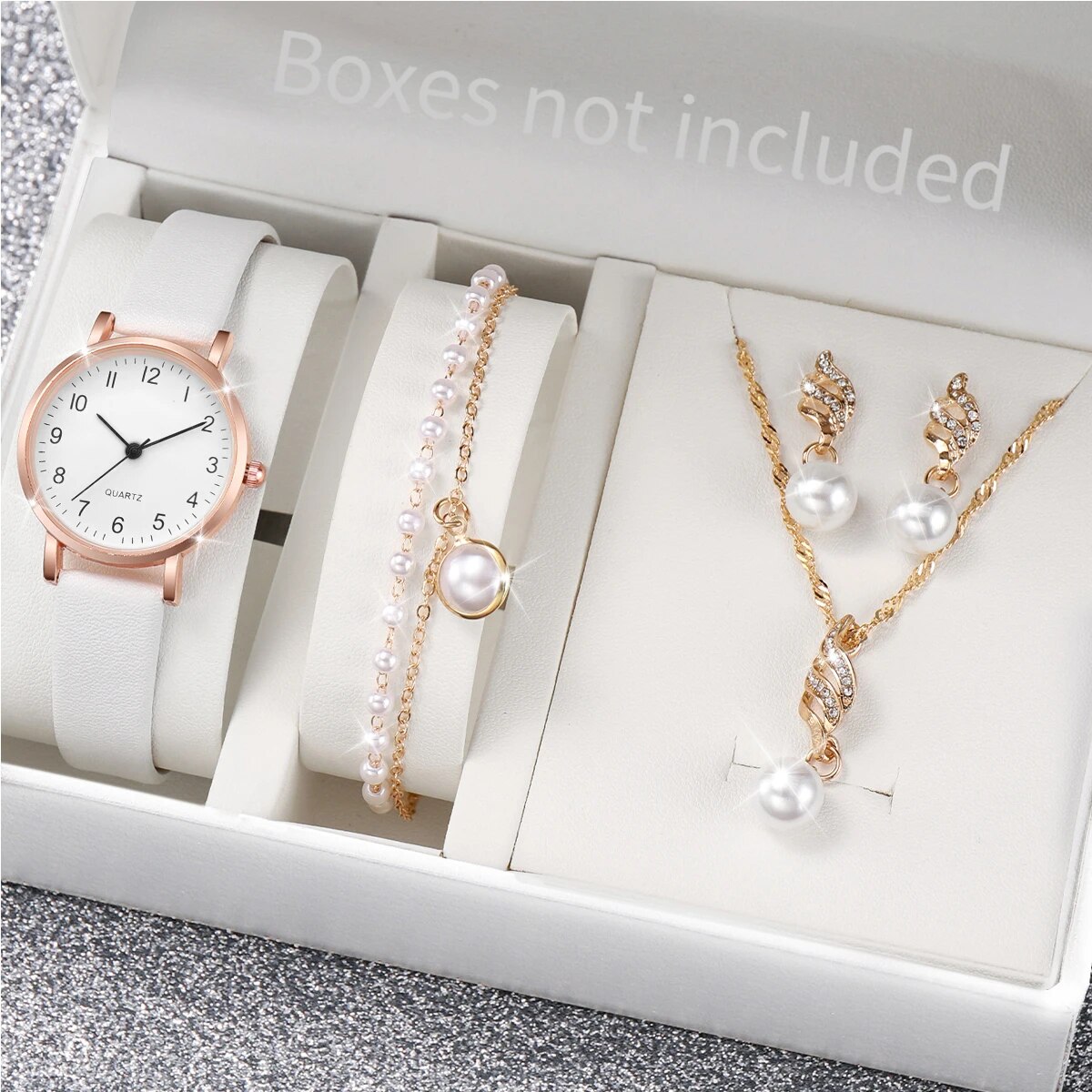 Jewelry Watches For Ladies - Vrouwen Rose Gold Parel Sieraden Horloge