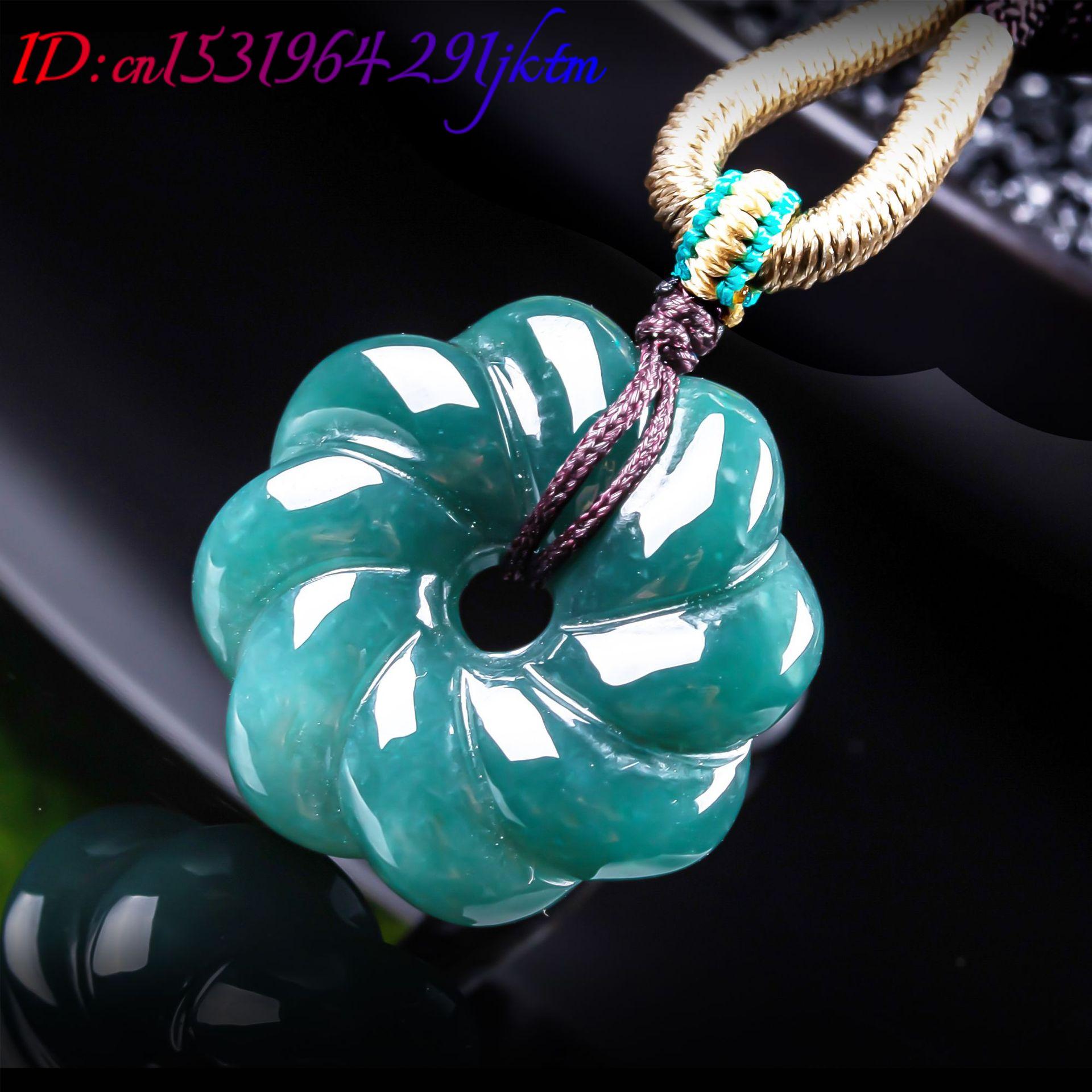 Natuurlijke Birmese Jadeiet Bl - Necklace Pendant recensie en prijs