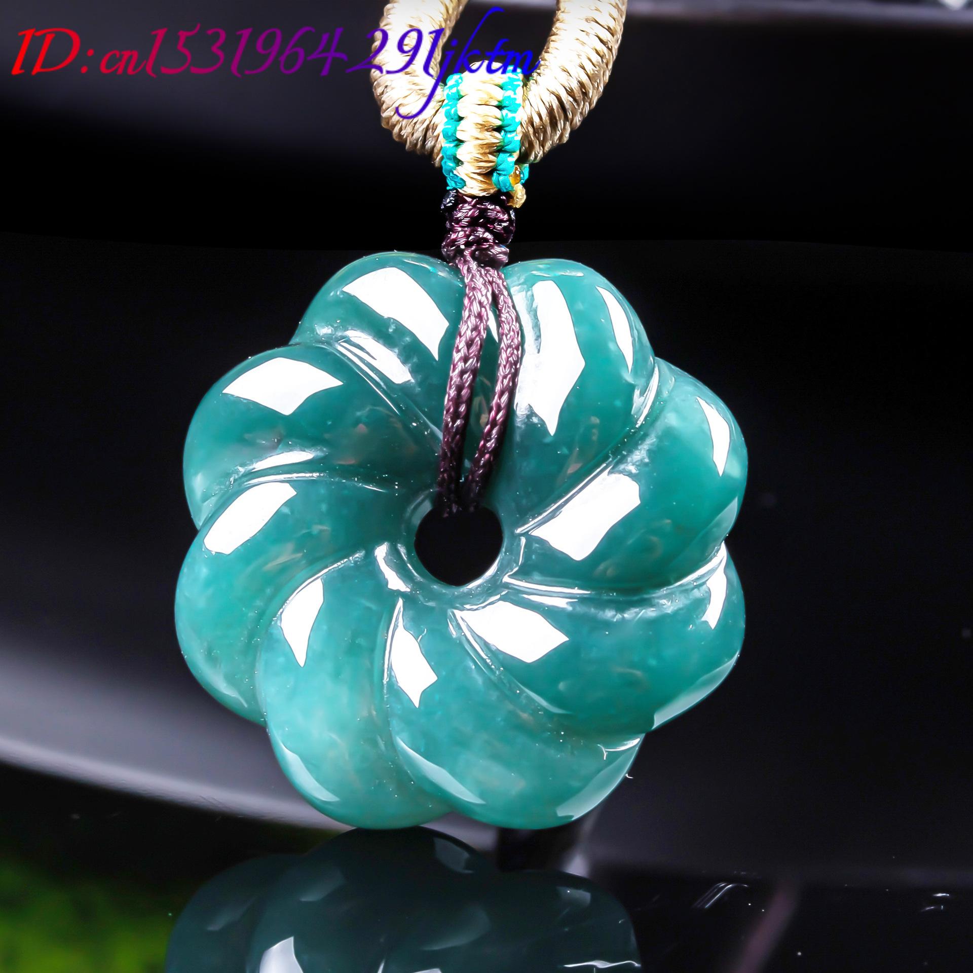 Natuurlijke Birmese Jadeiet Bl - Necklace Pendant recensie en prijs
