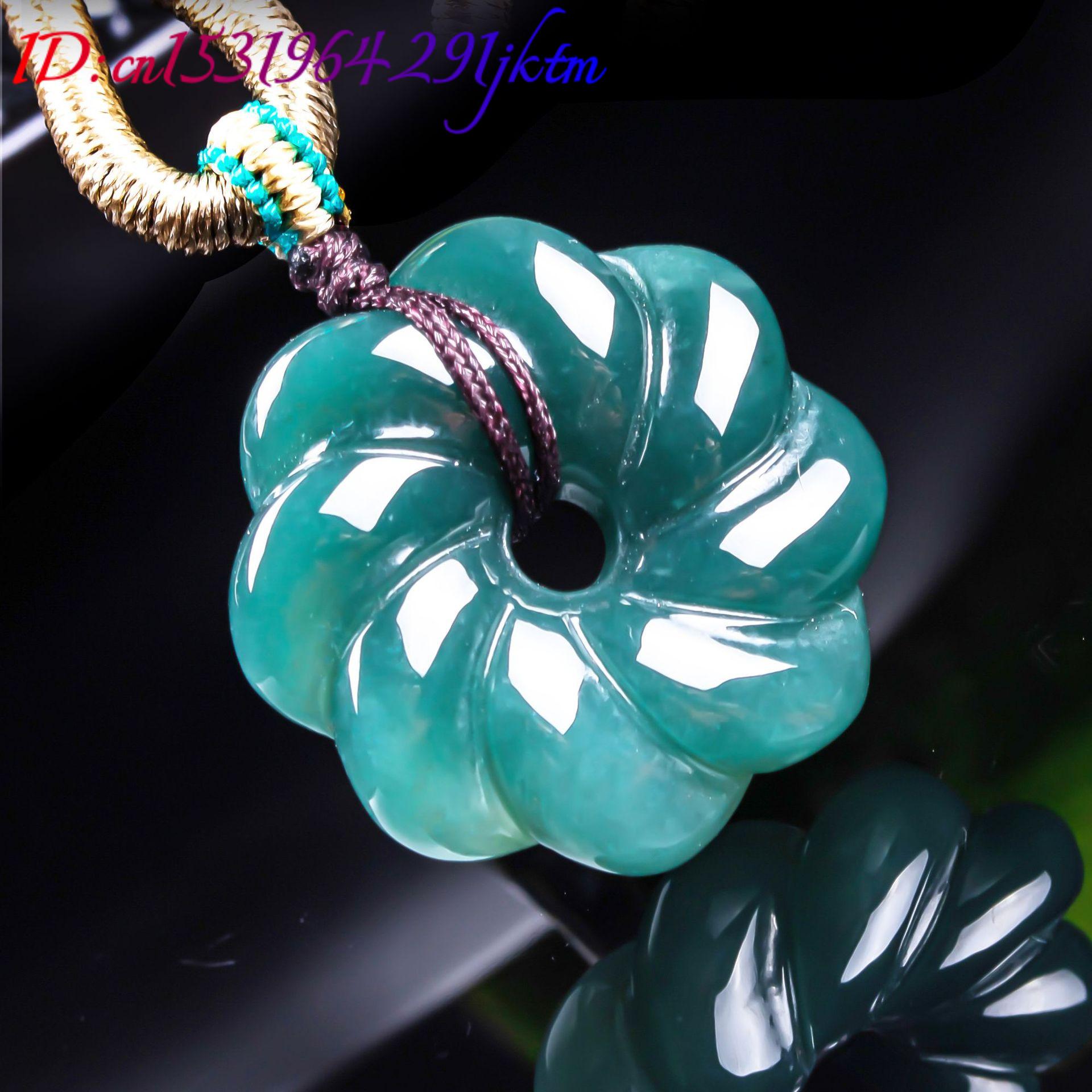 Natuurlijke Birmese Jadeiet Bl - Necklace Pendant recensie en prijs