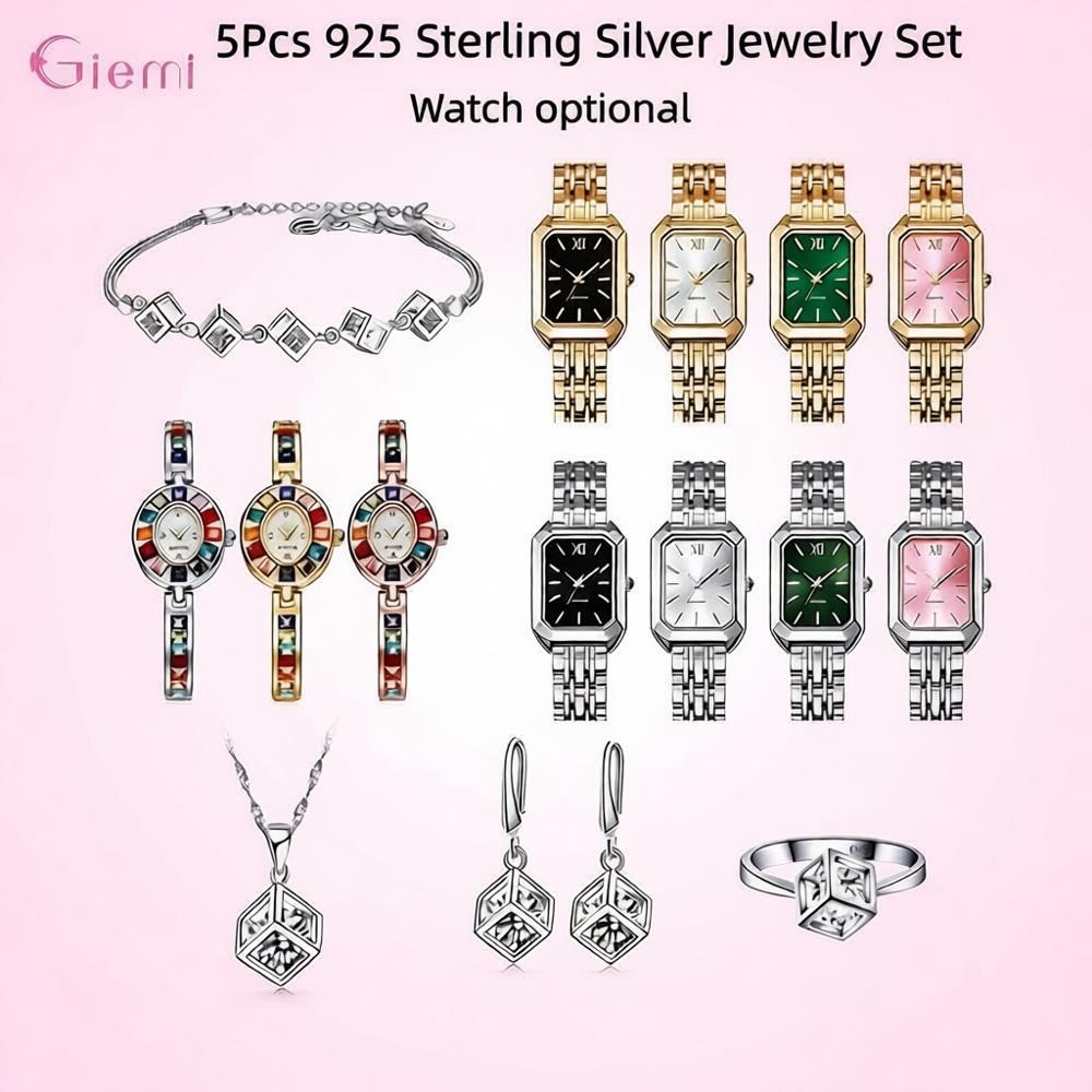 Mooie 925 sterling zilveren ge - Best Jewelry Watches Women recensie en prijs