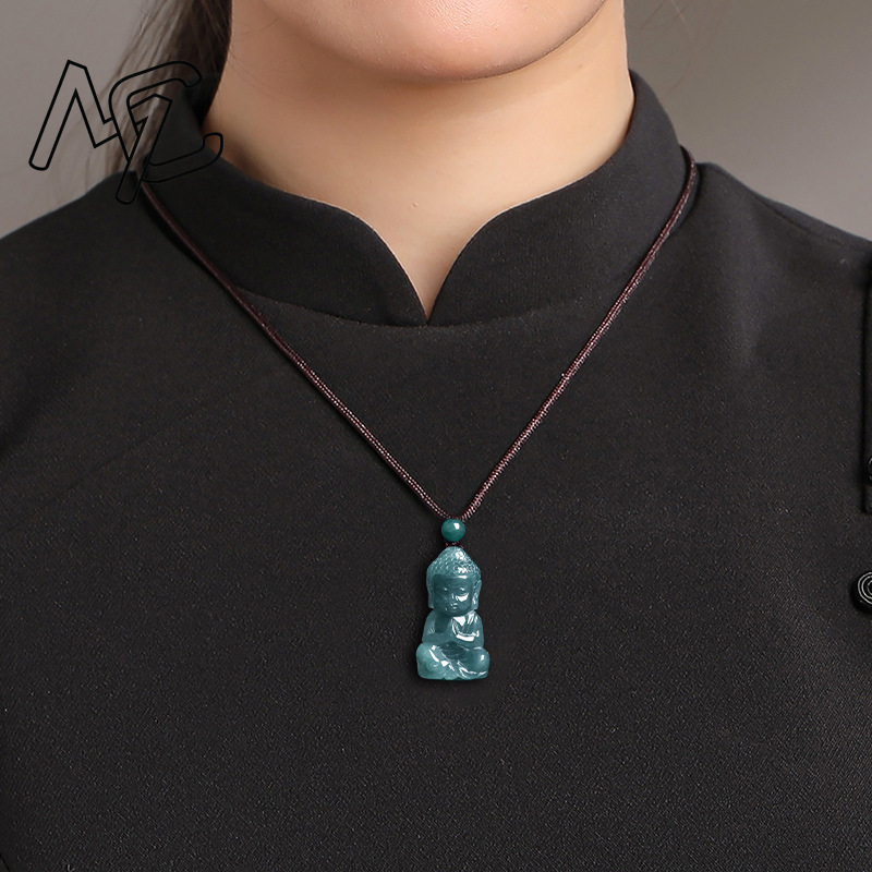 Natuurlijke echte Emerald Jade - Necklace Pendant recensie en prijs