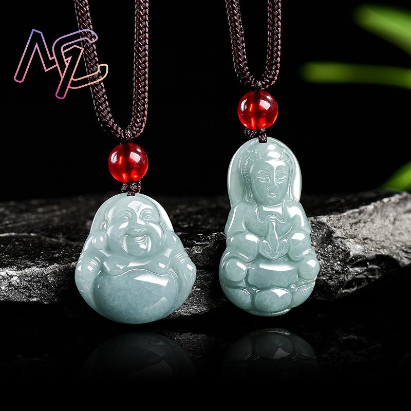 Myanmar Jadeïet Guanyin Boeddh - Necklace Pendant recensie en prijs