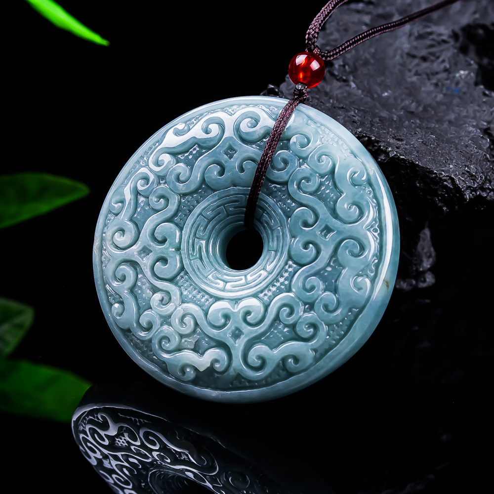 Natuurlijke Birmese Jadeïet Bl - Necklace Pendant recensie en prijs