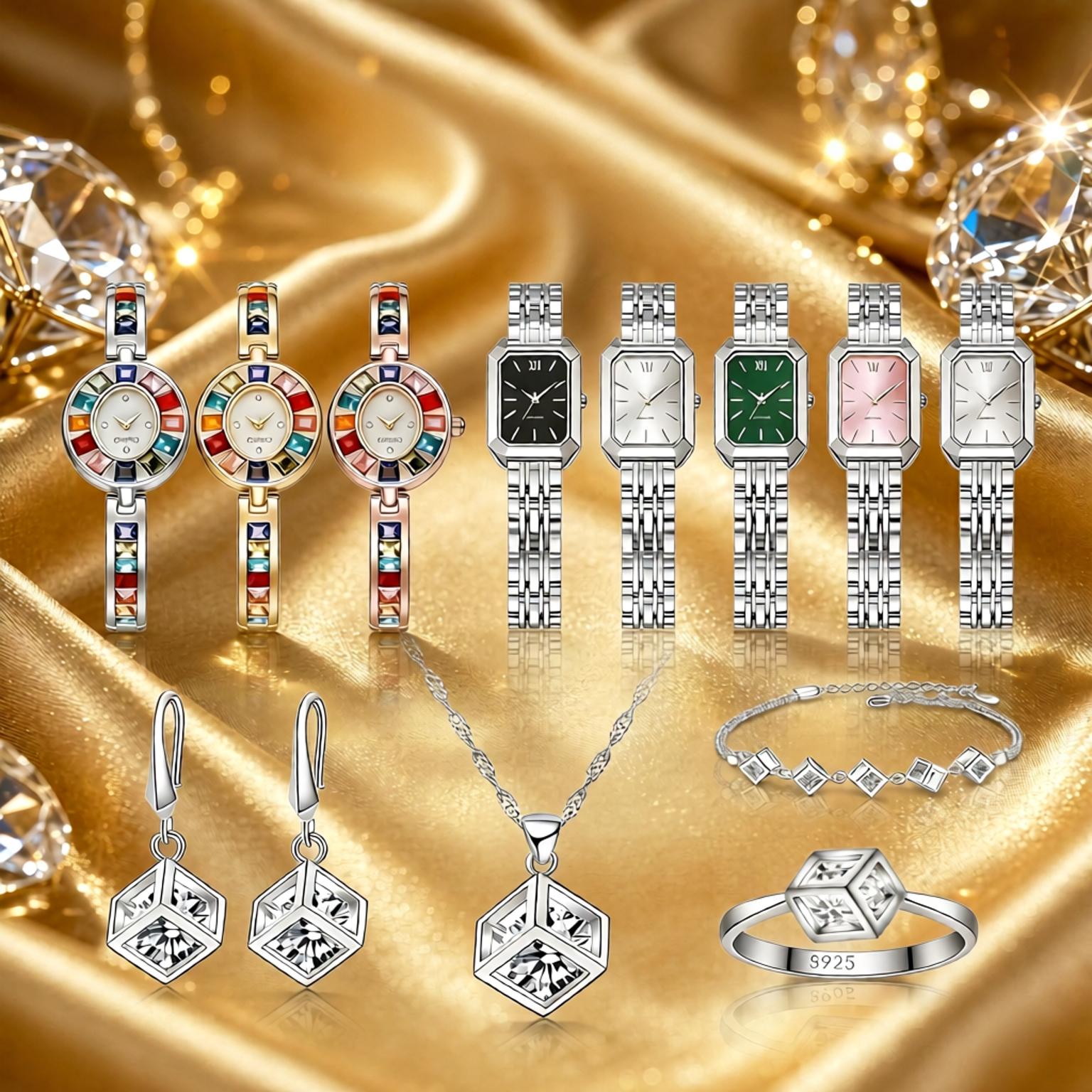 Prachtige 925 sterling zilvere - Best Jewelry Watches Women recensie en prijs