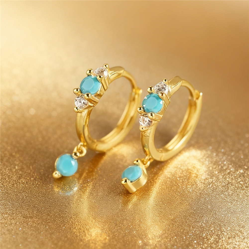 Leuke vrouwelijke gesimuleerde - Turquoise Stone Ring recensie en prijs