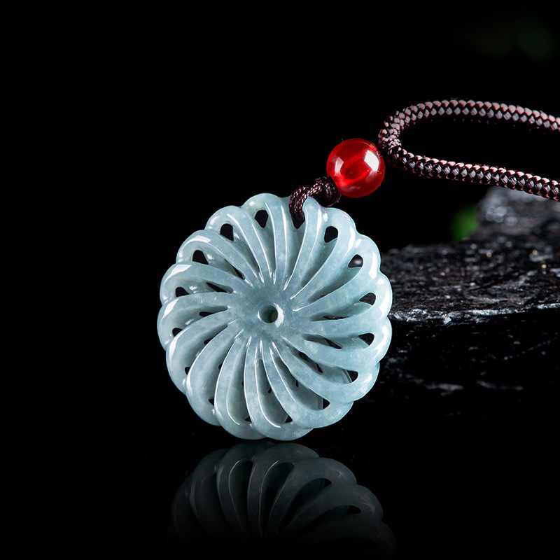 Burmese Jadeiet Bloemhanger Ke - Necklace Pendant recensie en prijs