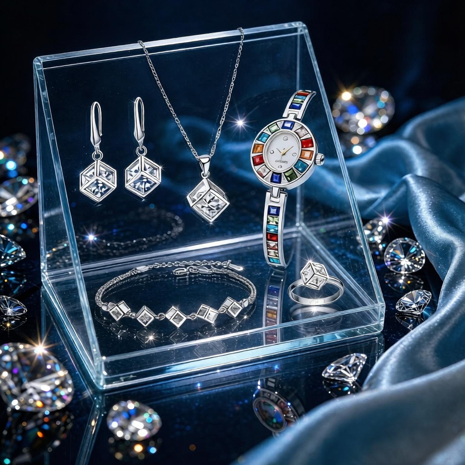 Luxe 925 Sterling Zilver Geome - Best Jewelry Watches Women recensie en prijs
