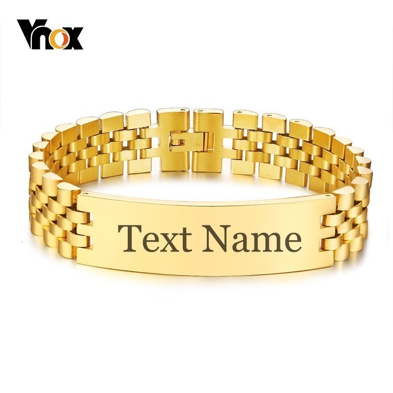 Vnox Mens 15 Mm Breed Id Tag A - Jewelry Type Watches recensie en prijs