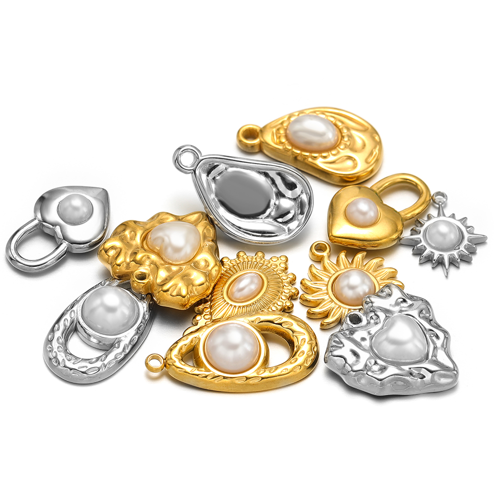 5 stks Rvs Imitatie Parel Slot - Pearl Stud Earrings recensie en prijs