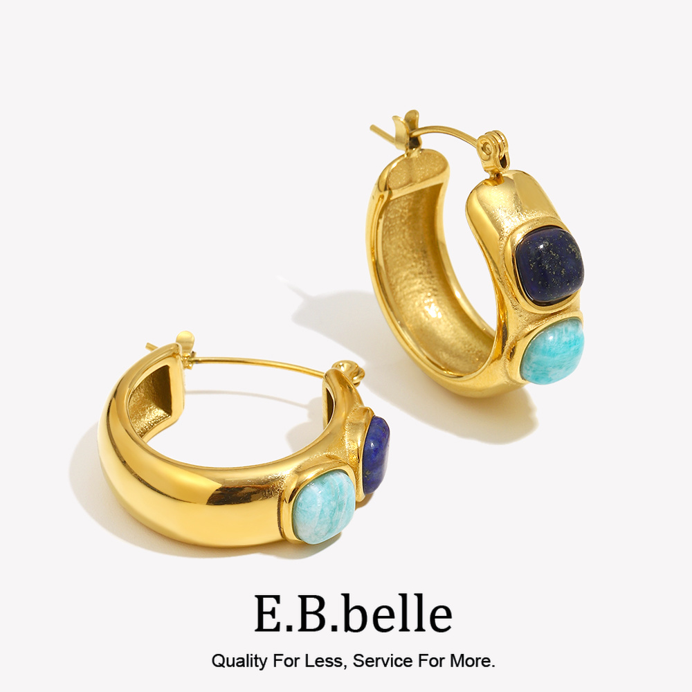 E.B.belle Ronde Lazurite Turqu - Turquoise Stone Ring recensie en prijs