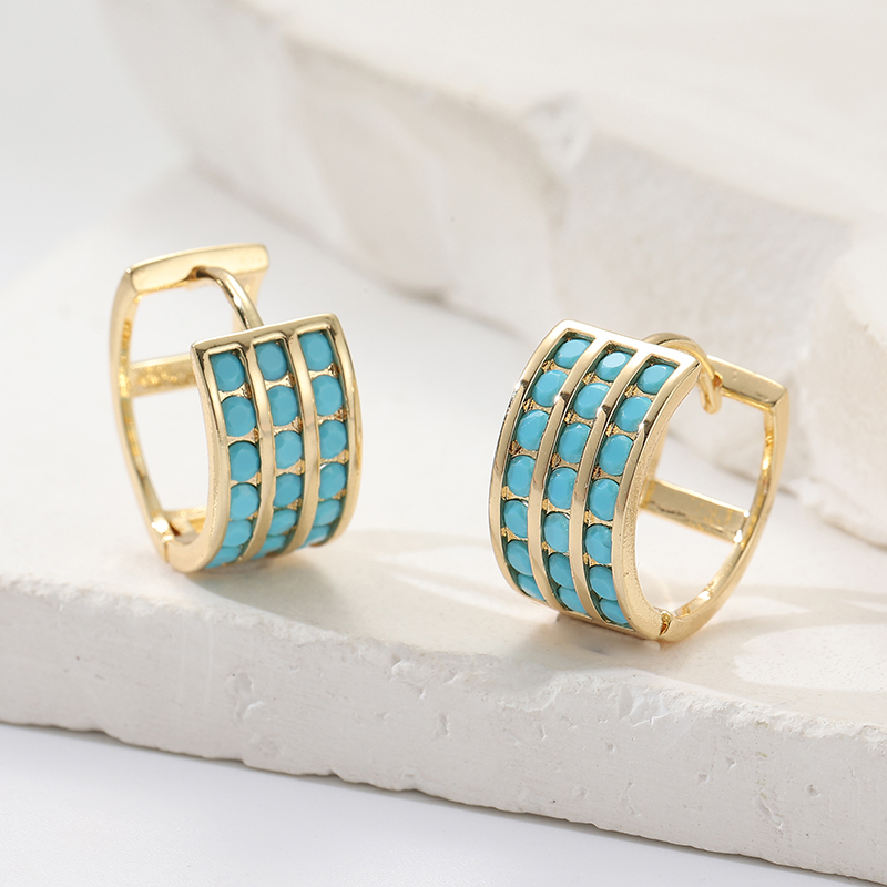 Inleg vierkante imitatie blauw - Turquoise Stone Ring recensie en prijs