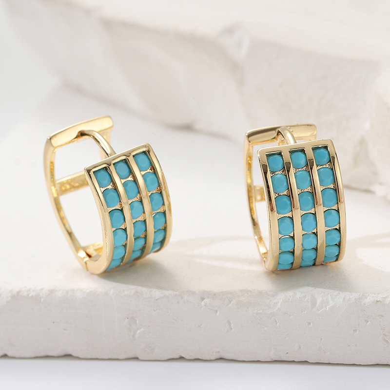 Inleg vierkante imitatie blauw - Turquoise Stone Ring recensie en prijs