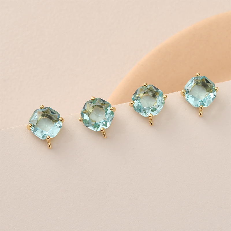 10 paar Kleuren Facet Vierkant - Pearl Stud Earrings recensie en prijs