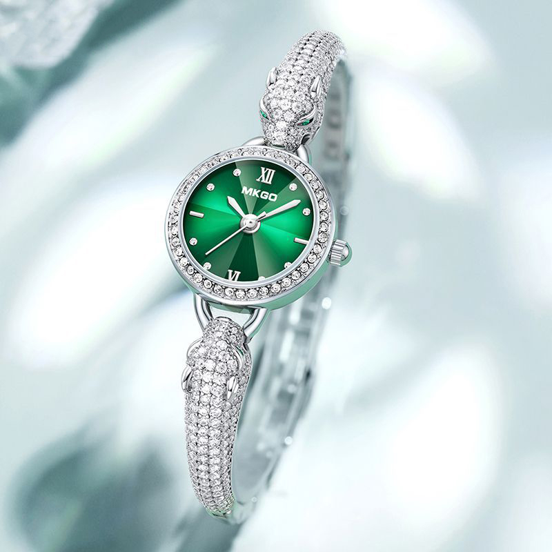 Dameshorloge met luipaardkop,  - Jewelry Watches For Ladies recensie en prijs