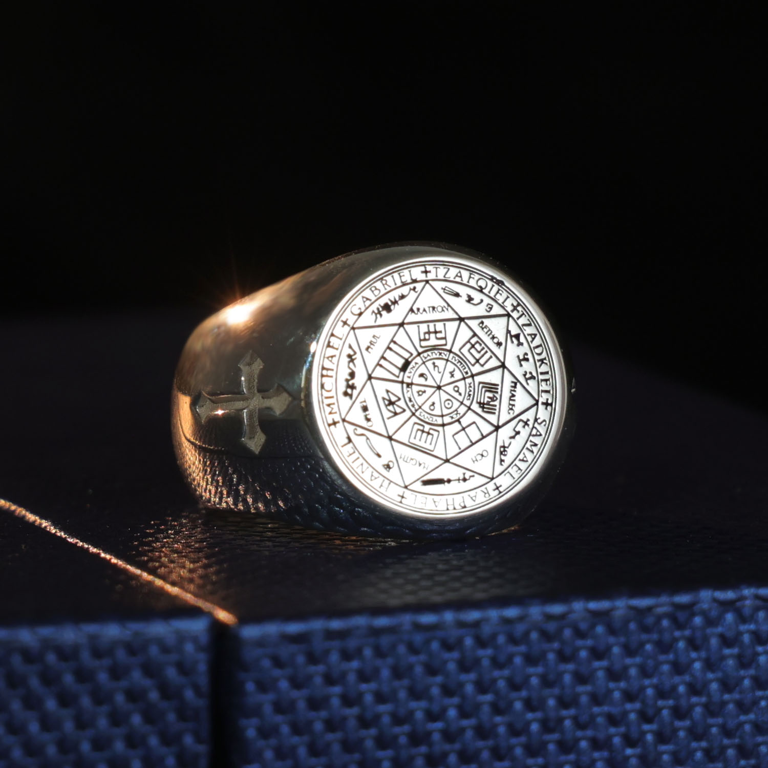 20 mm massieve zegelring 925 z - Mens Signet Ring recensie en prijs