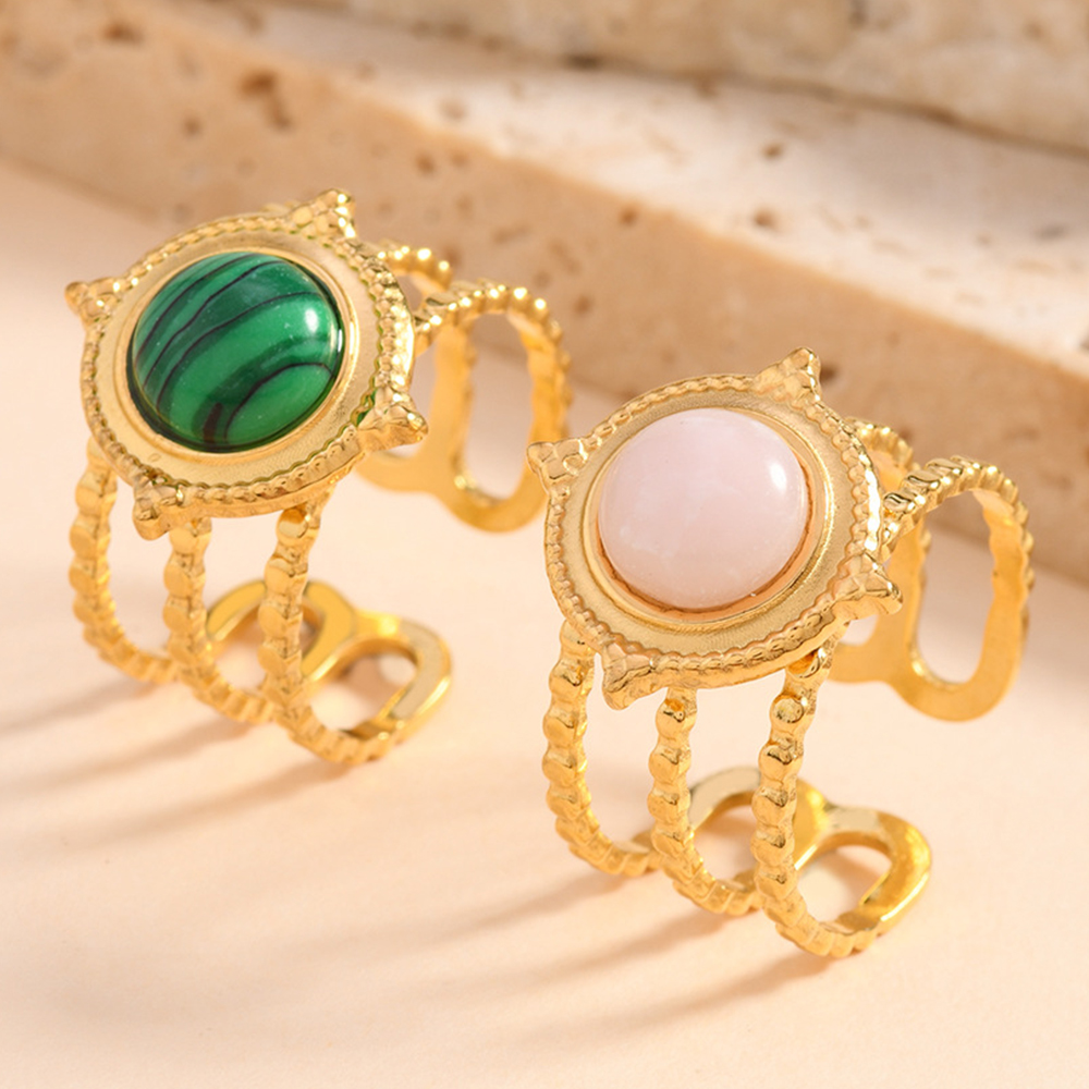 2025 NIEUWE Set Luxe Natuurste - Turquoise Stone Ring recensie en prijs