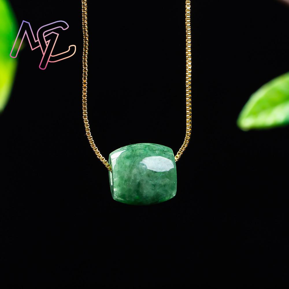 Natuurlijke echte jade kraal h - Necklace Pendant recensie en prijs