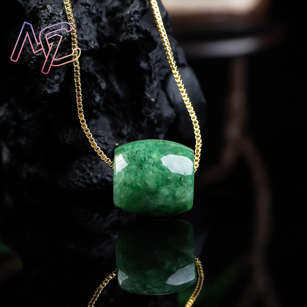 Natuurlijke echte jade kraal h - Necklace Pendant recensie en prijs