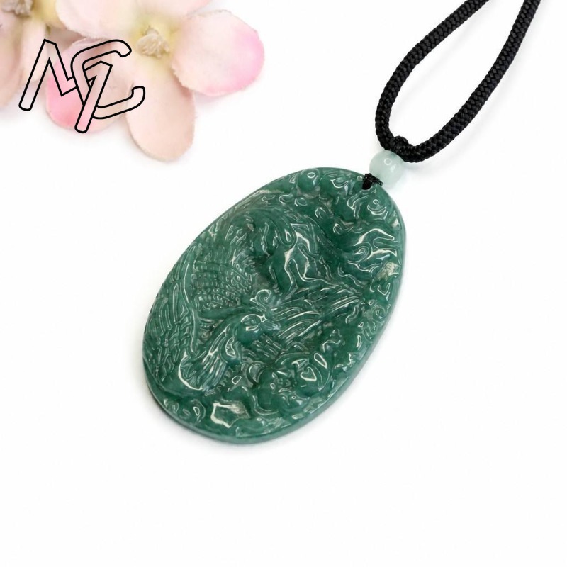 Echte Natuurlijke Smaragd Jade - Necklace Pendant recensie en prijs