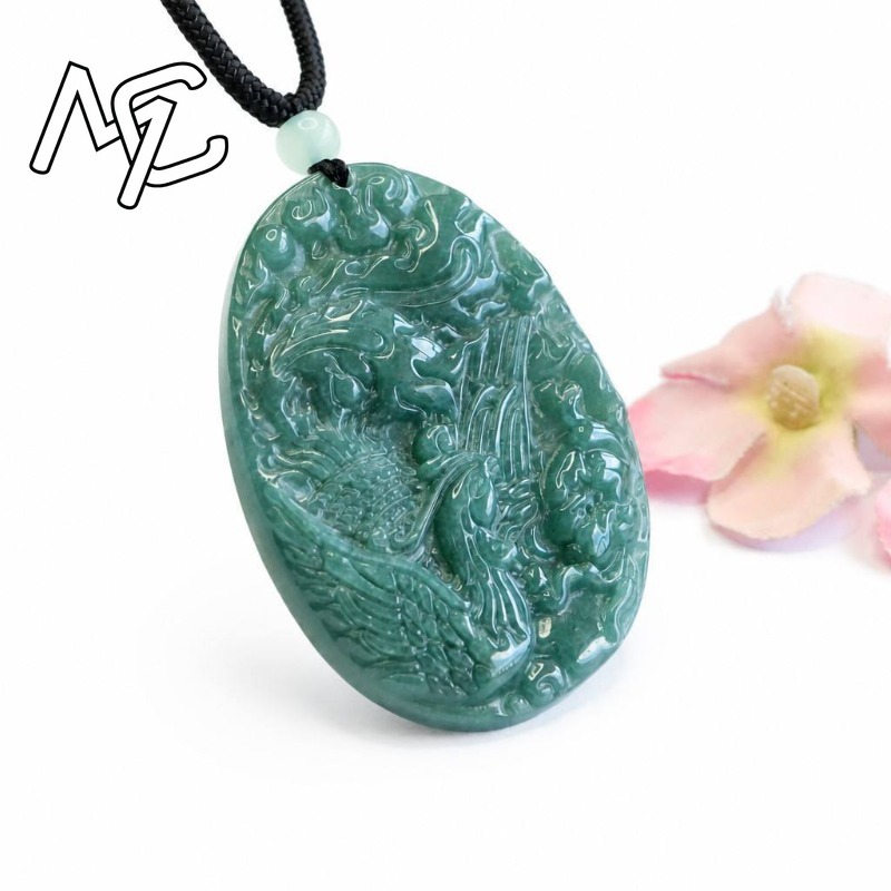 Echte Natuurlijke Smaragd Jade - Necklace Pendant recensie en prijs
