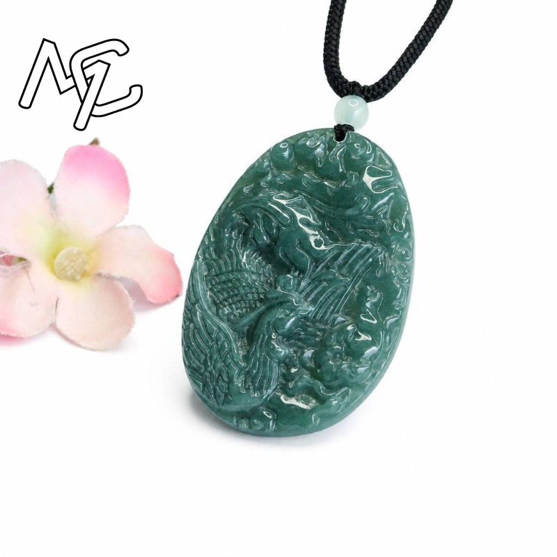 Echte Natuurlijke Smaragd Jade - Necklace Pendant recensie en prijs