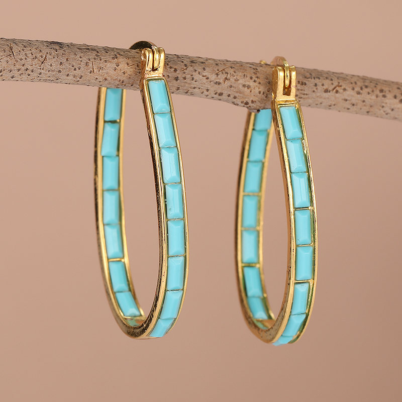 Vintage eenvoudige ingelegde s - Turquoise Stone Ring recensie en prijs