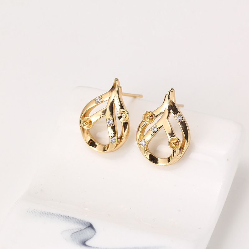 E074 Verguld koper S925 sterli - Pearl Stud Earrings recensie en prijs