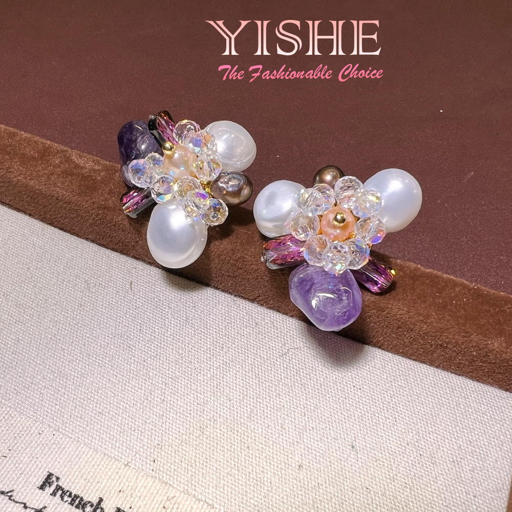 Franse handgemaakte natuurlijk - Pearl Stud Earrings recensie en prijs