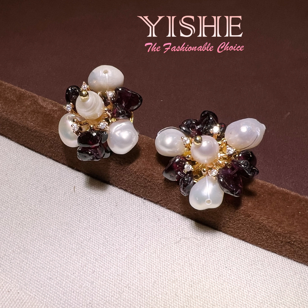 Franse handgemaakte natuurlijk - Pearl Stud Earrings recensie en prijs