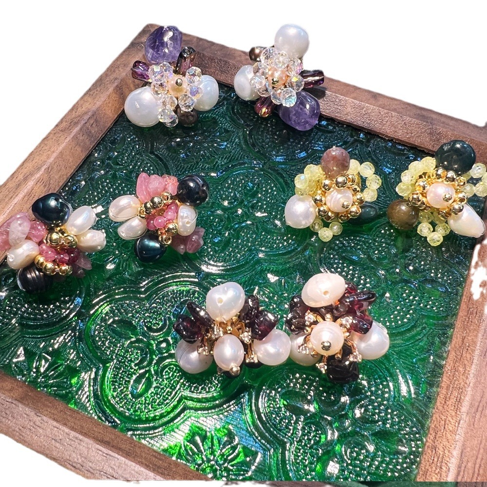 Franse handgemaakte natuurlijk - Pearl Stud Earrings recensie en prijs
