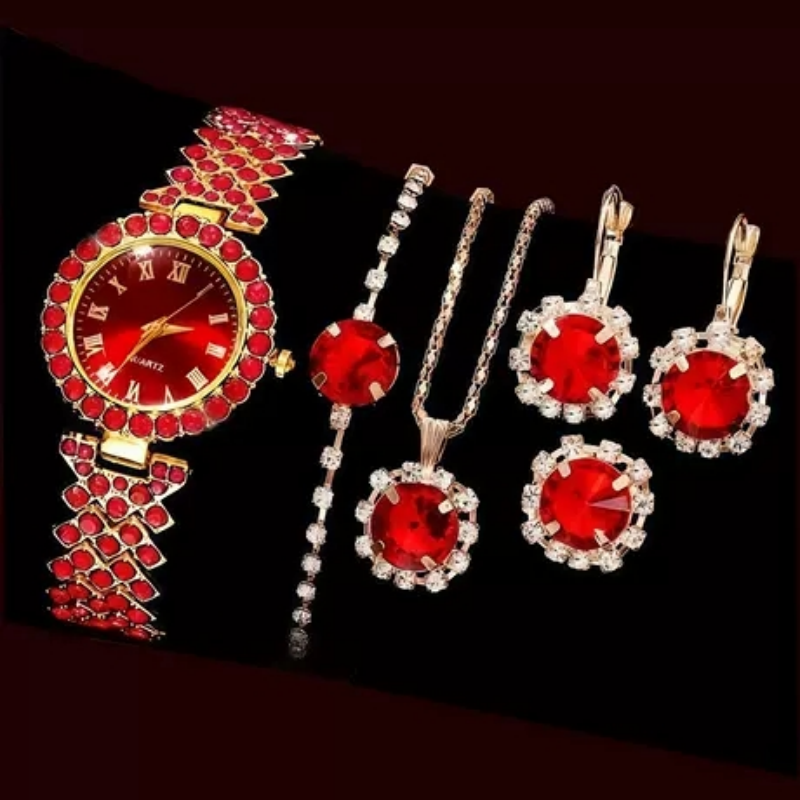 6-delige elegante damesmode-si - Jewelry Watches For Ladies recensie en prijs