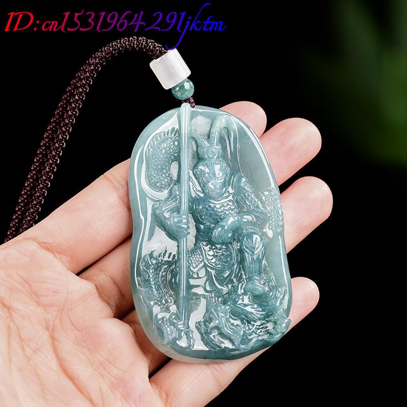 Birmese Jadeïet Monkey King ha - Necklace Pendant recensie en prijs